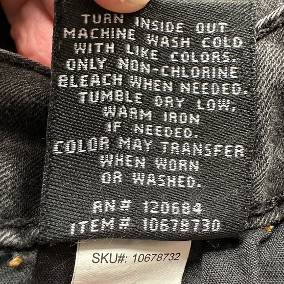 DC Comics Suicide Squad Harley Quinn Black Skinny Jeans Hot Topic Size 1 - Picture 11 of 14